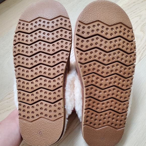 Crown Vintage Cushy Scruff Slippers size 6 - chestnut - Picture 6 of 7